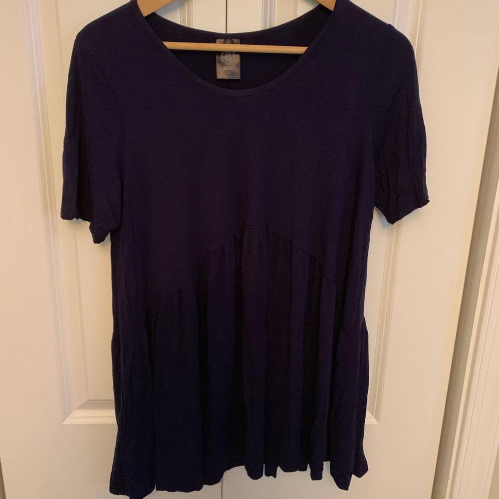 EUC Dark Navy Agnes & Dora Muse Top